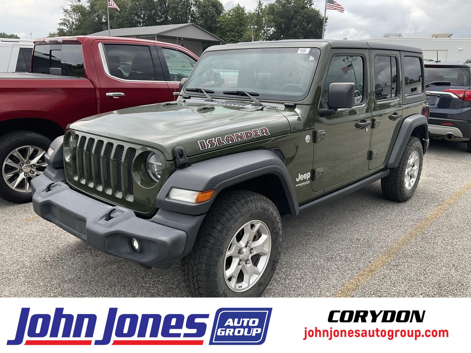 Pre-Owned 2021 Jeep Wrangler Unlimited Islander Sport Utility in