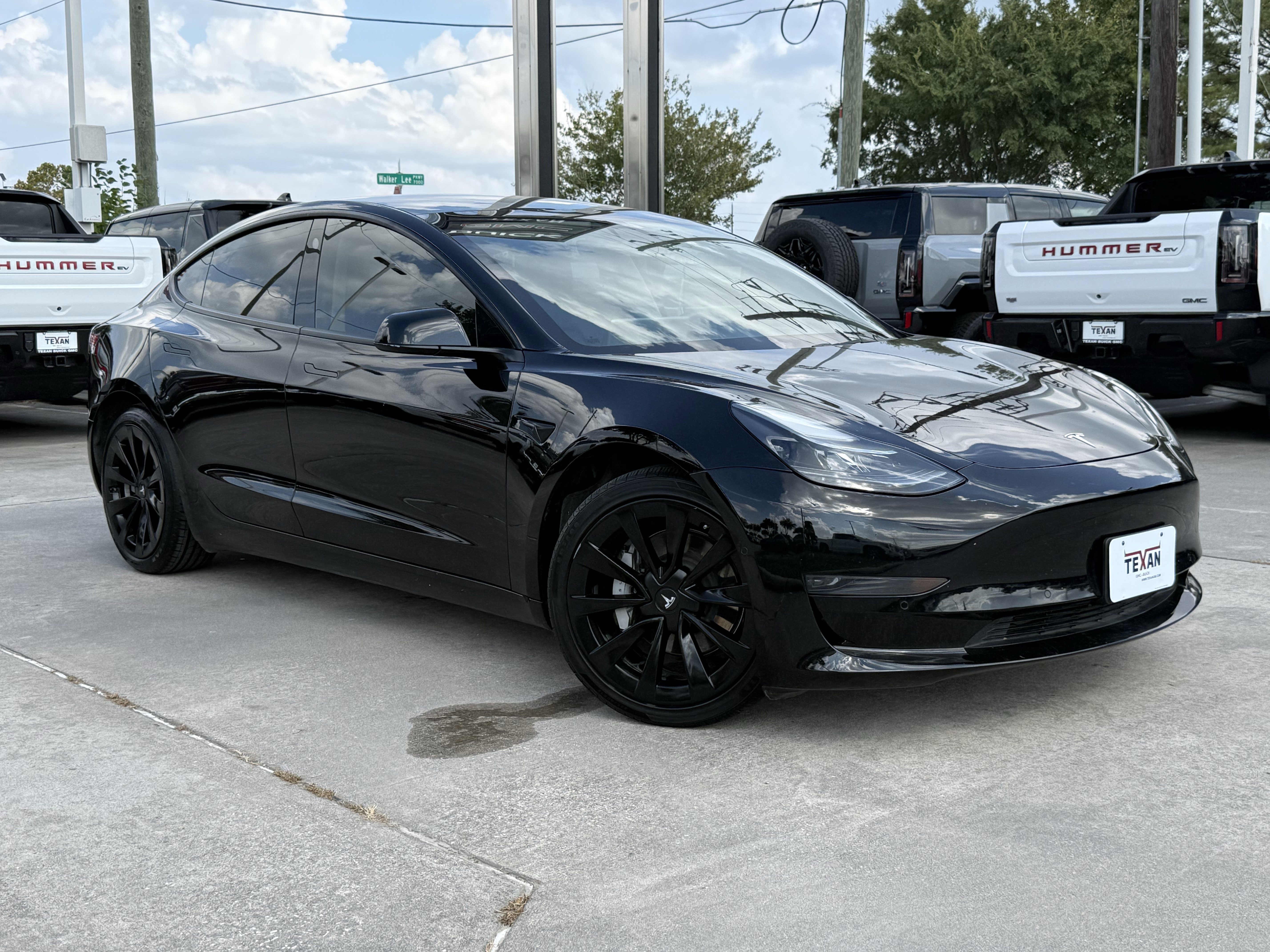 Used 2022 Tesla Model 3 Base with VIN 5YJ3E1EA6NF186271 for sale in Humble, TX