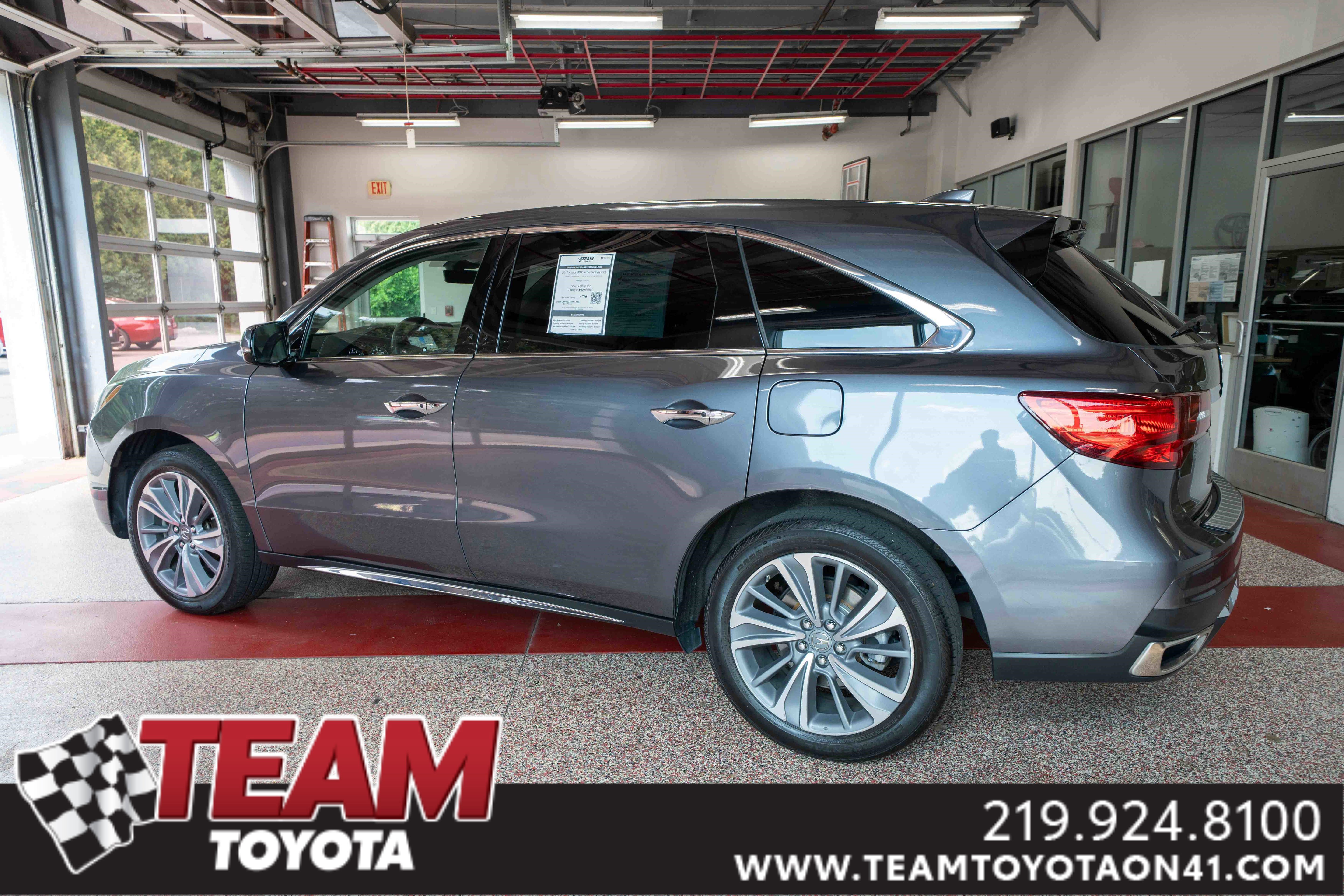 Used 2017 Acura MDX Technology Package with VIN 5FRYD4H52HB036959 for sale in Schererville, IN