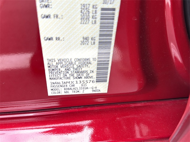 2018 Nissan Altima 2.5 SR photo 19