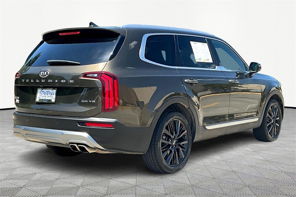 Used 2021 Kia Telluride SX with VIN 5XYP5DHC5MG120589 for sale in Kansas City
