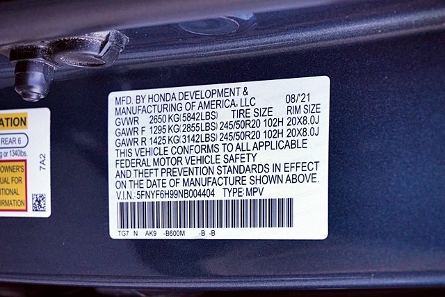 Used 2022 Blue Honda Touring image 35