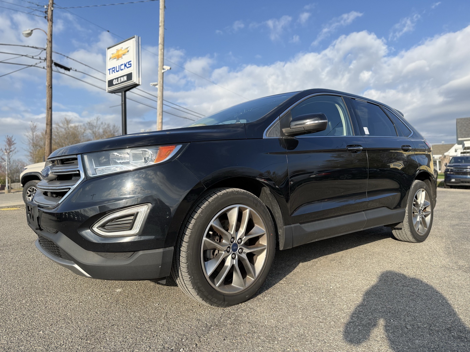 Used 2018 Ford Edge Titanium with VIN 2FMPK4K94JBB55500 for sale in Eminence, KY