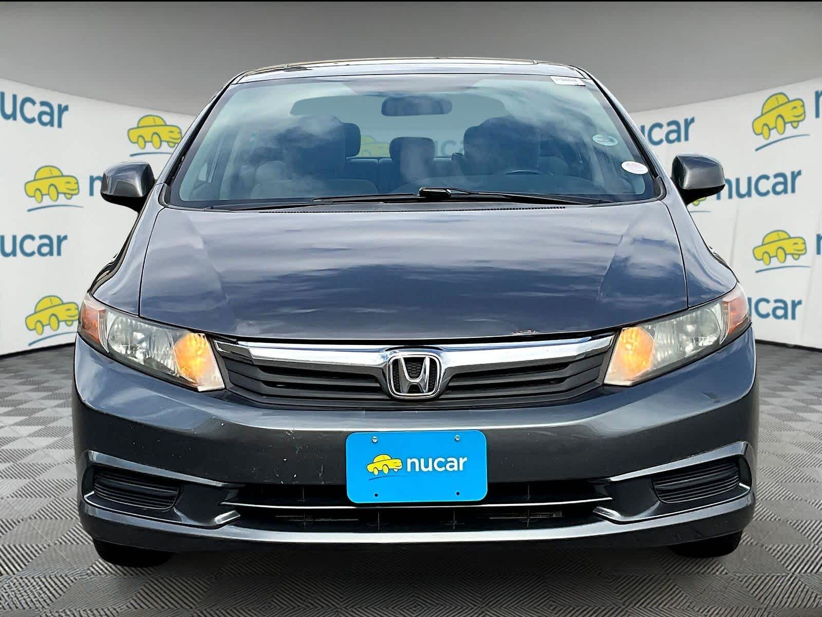 Used 2012 Honda Civic EX with VIN 19XFB2F85CE031205 for sale in Norwood, MA