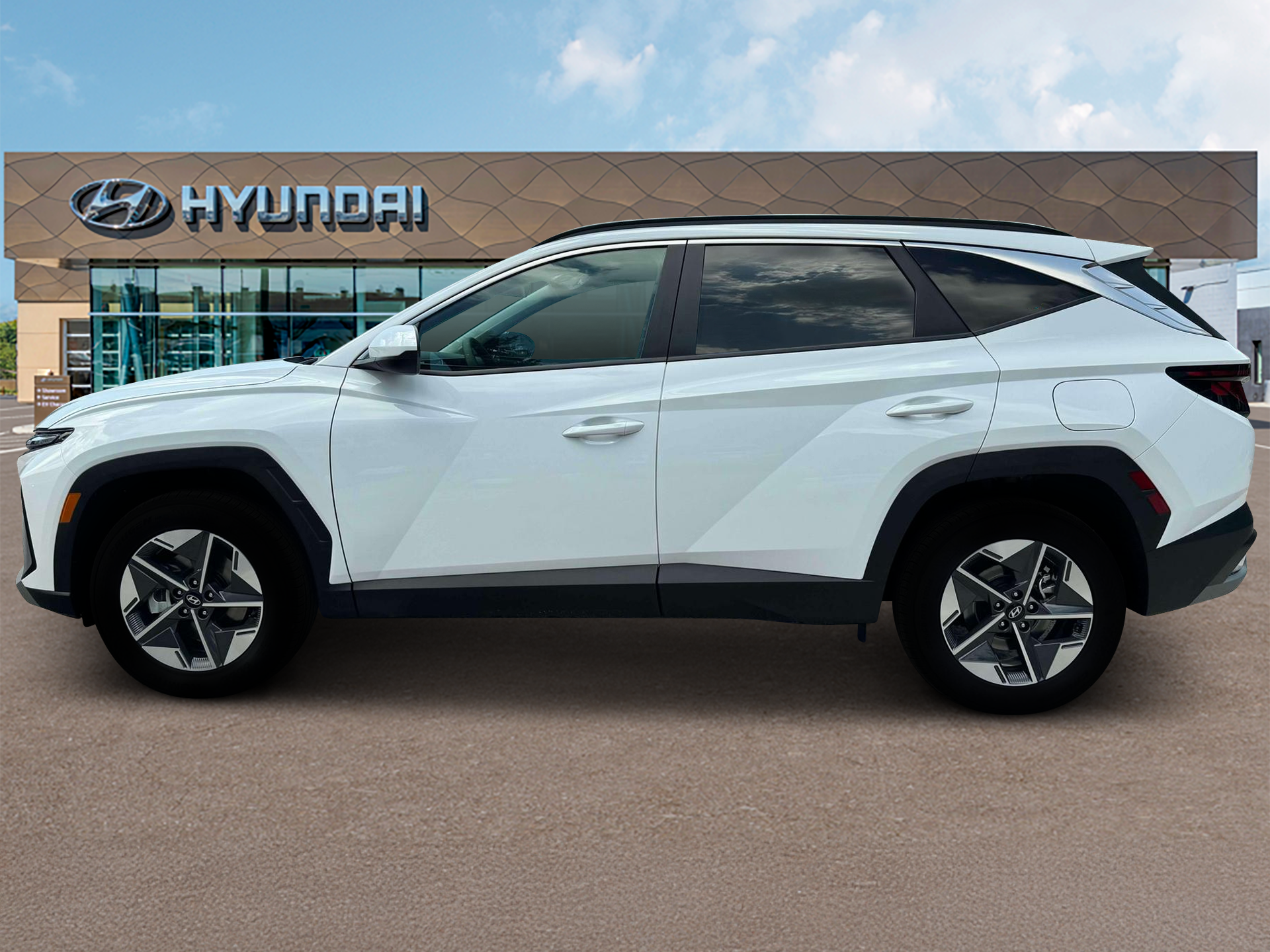 New 2025 White Hyundai SEL FWD image 3