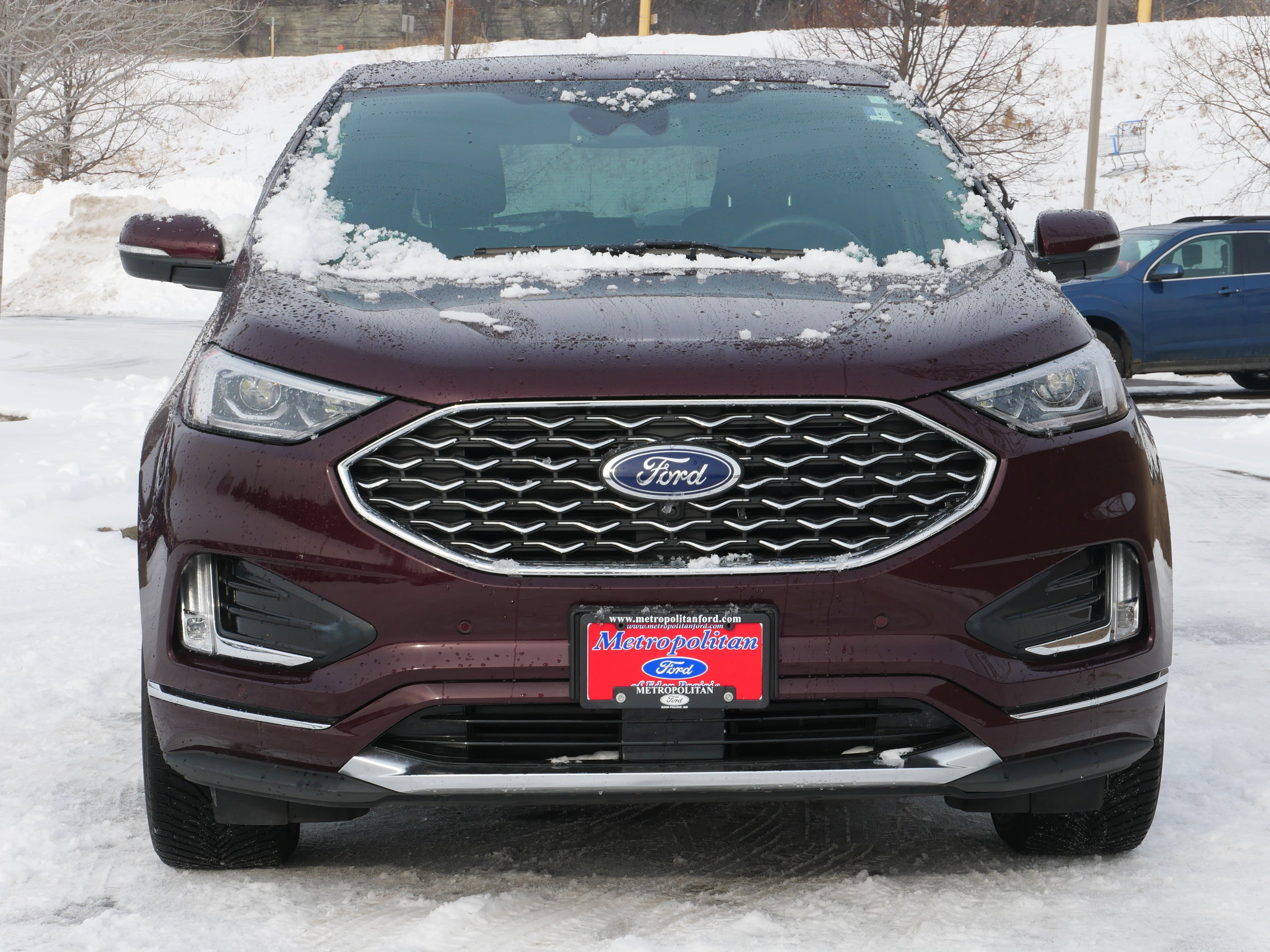 Certified 2022 Ford Edge Titanium with VIN 2FMPK4K96NBA57025 for sale in Eden Prairie, Minnesota