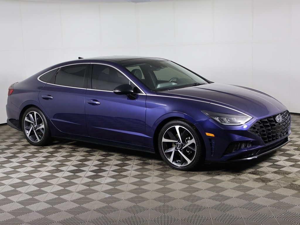 Used 2021 Hyundai Sonata SEL Plus with VIN 5NPEJ4J26MH106813 for sale in Ewing Township, NJ