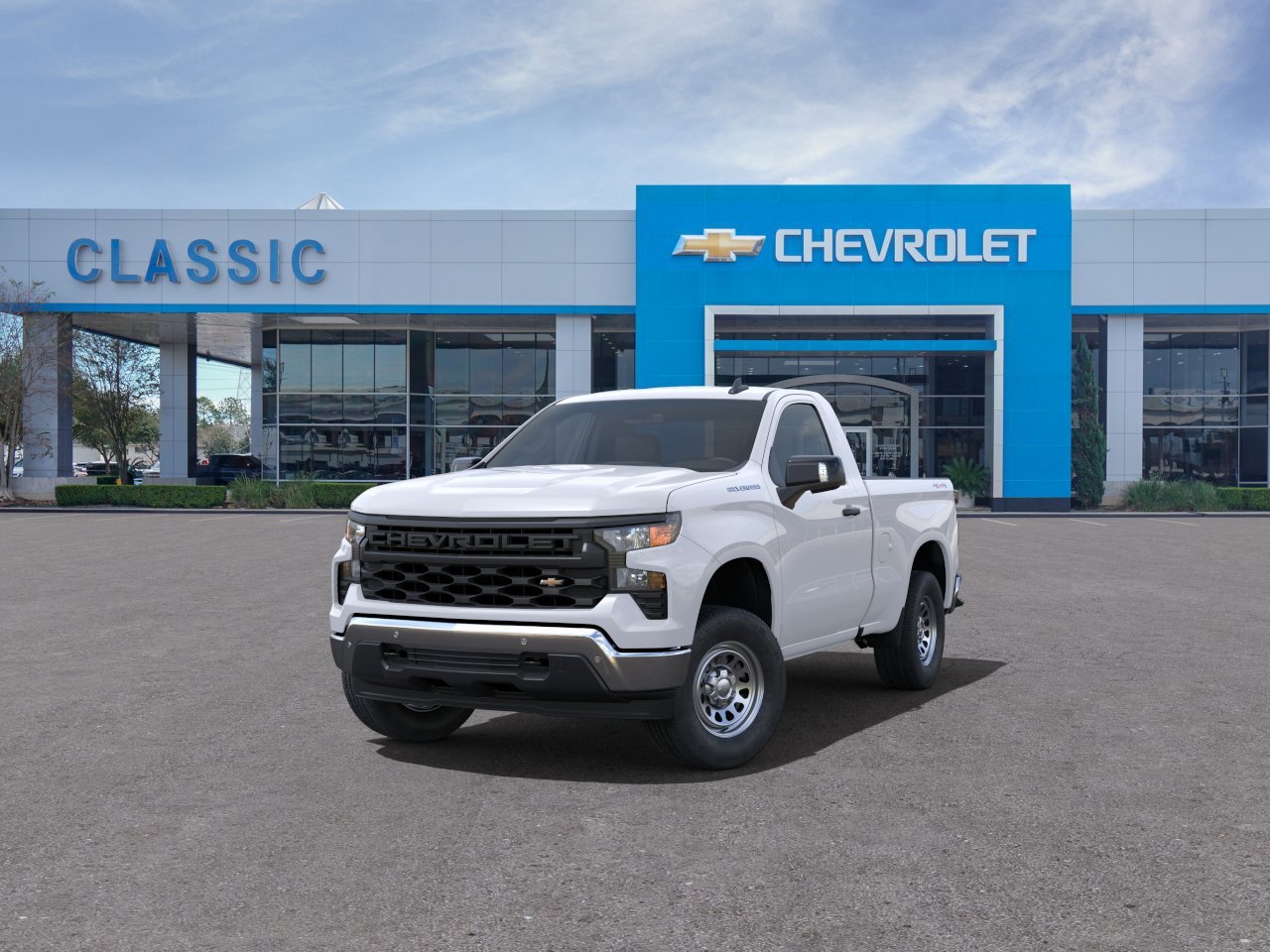 2024 Chevrolet Silverado 1500 WT White at Classic Elite Chevrolet Sugar Land