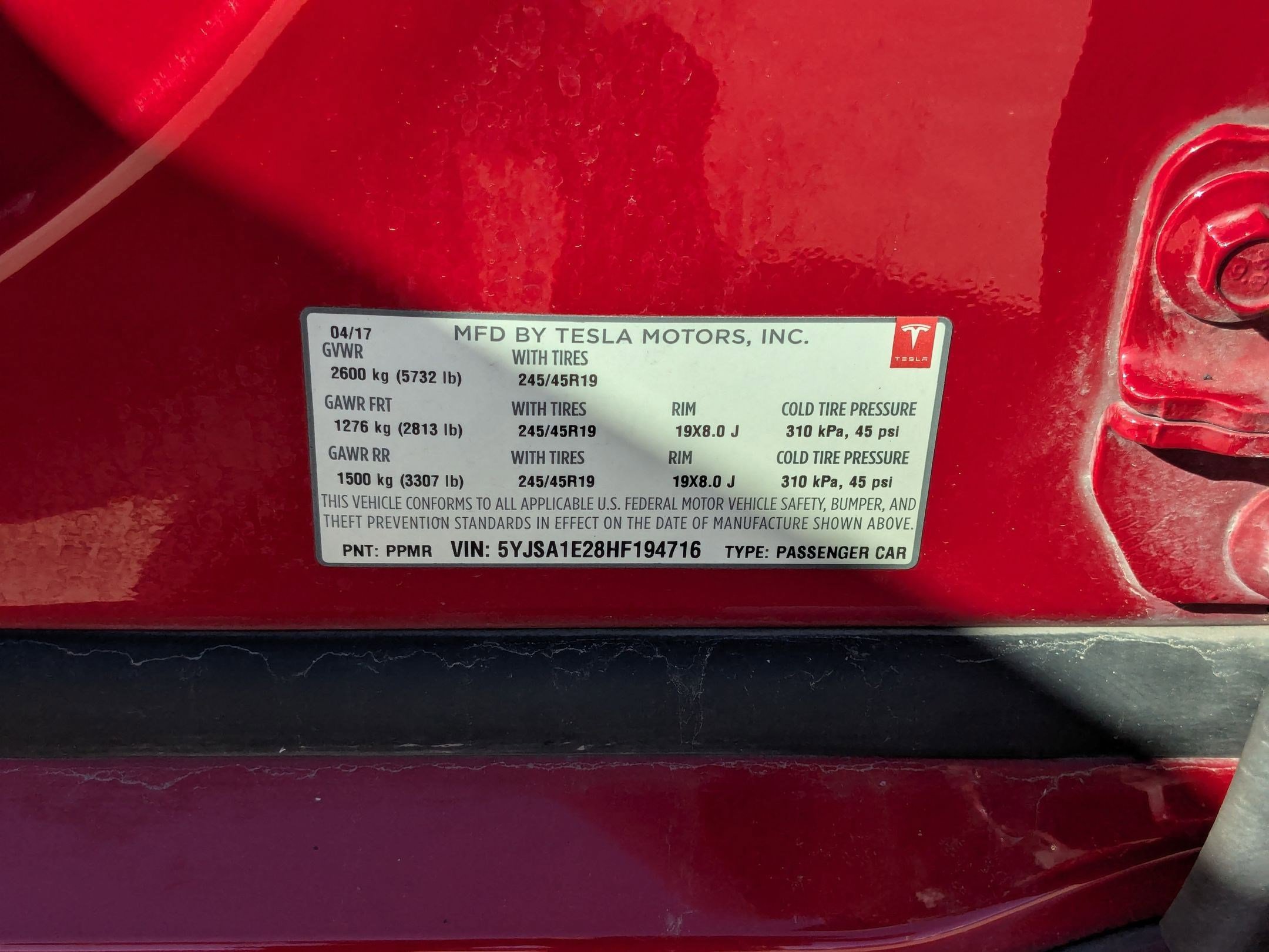 2017 Tesla Model S 100D photo 21