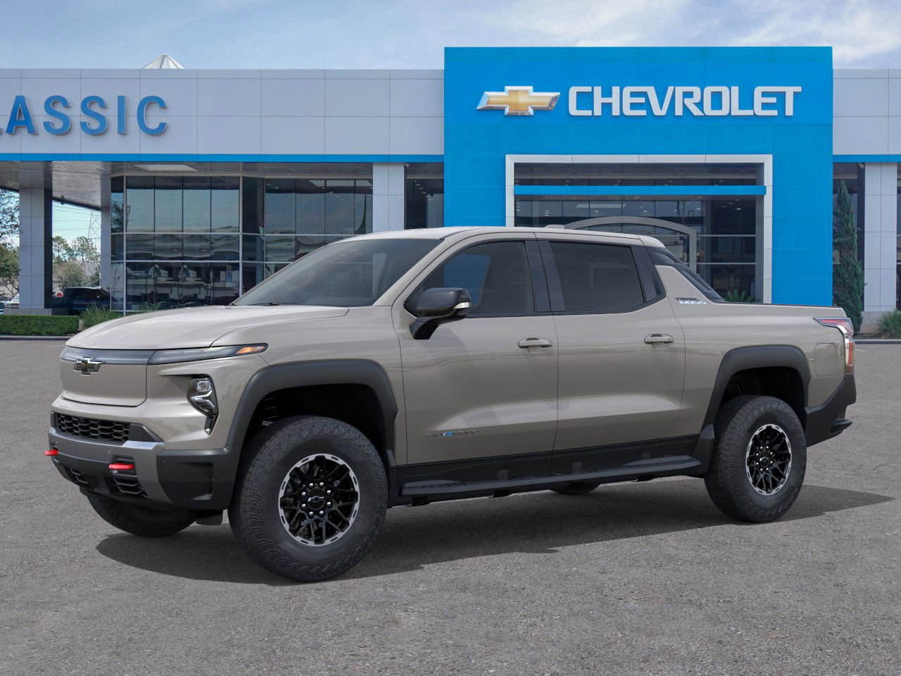2026 Chevrolet Silverado EV Trail Boss - Max Range Tan at Classic Elite Chevrolet Hwy 6