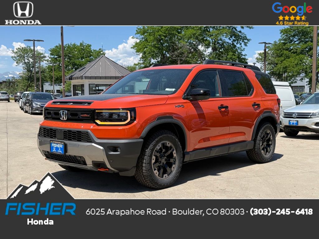 New 2026 Sunset Orange Honda TrailSport Elite image 1