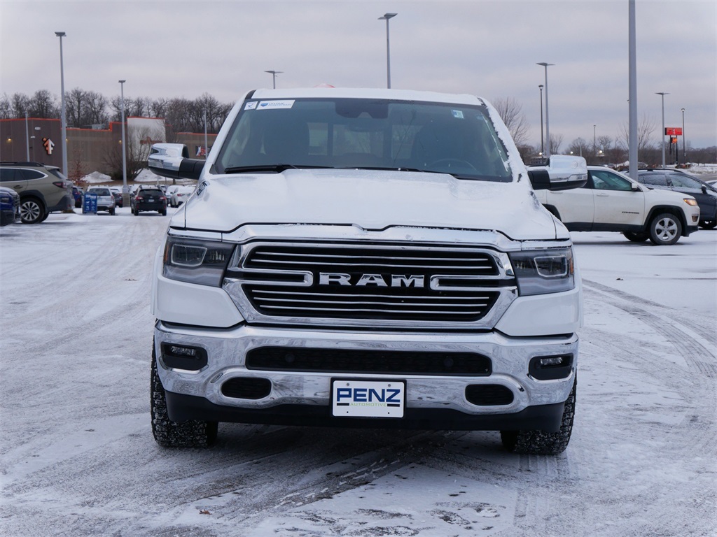 Used 2021 RAM Ram 1500 Pickup Laramie with VIN 1C6SRFJT4MN781907 for sale in Rochester, Minnesota