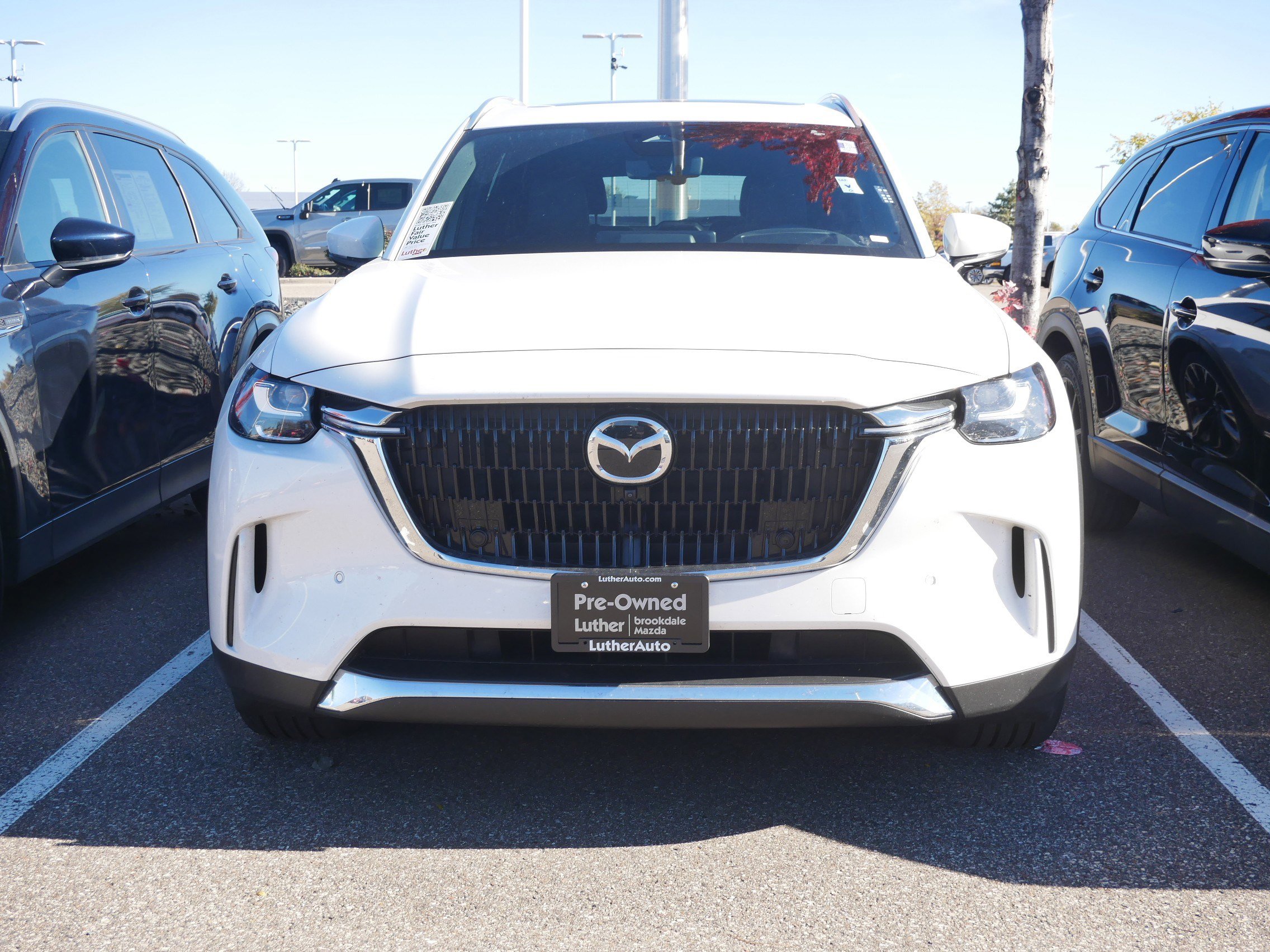 Certified 2025 Mazda CX-90 Premium Plus Package with VIN JM3KKEHA4S1204639 for sale in Brooklyn Center, Minnesota