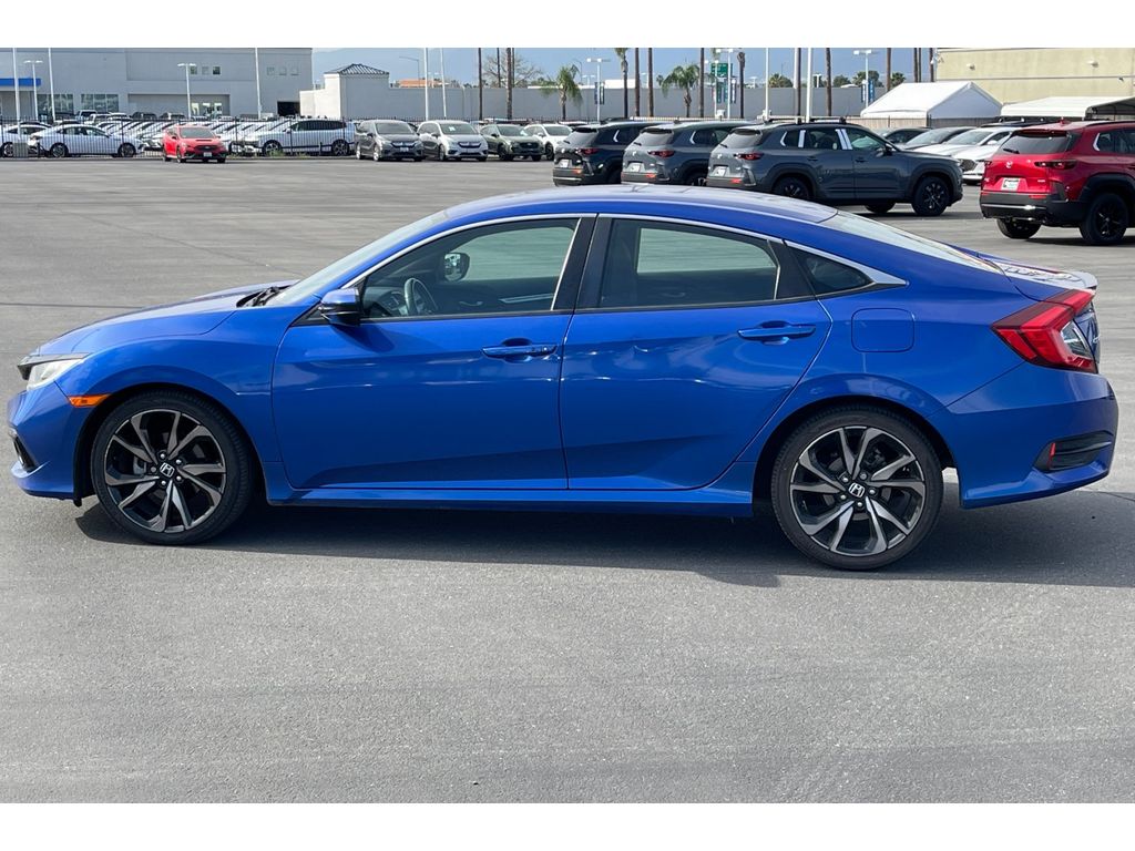 Used 2019 Honda Civic Sport with VIN 2HGFC2F81KH527233 for sale in Corona, CA