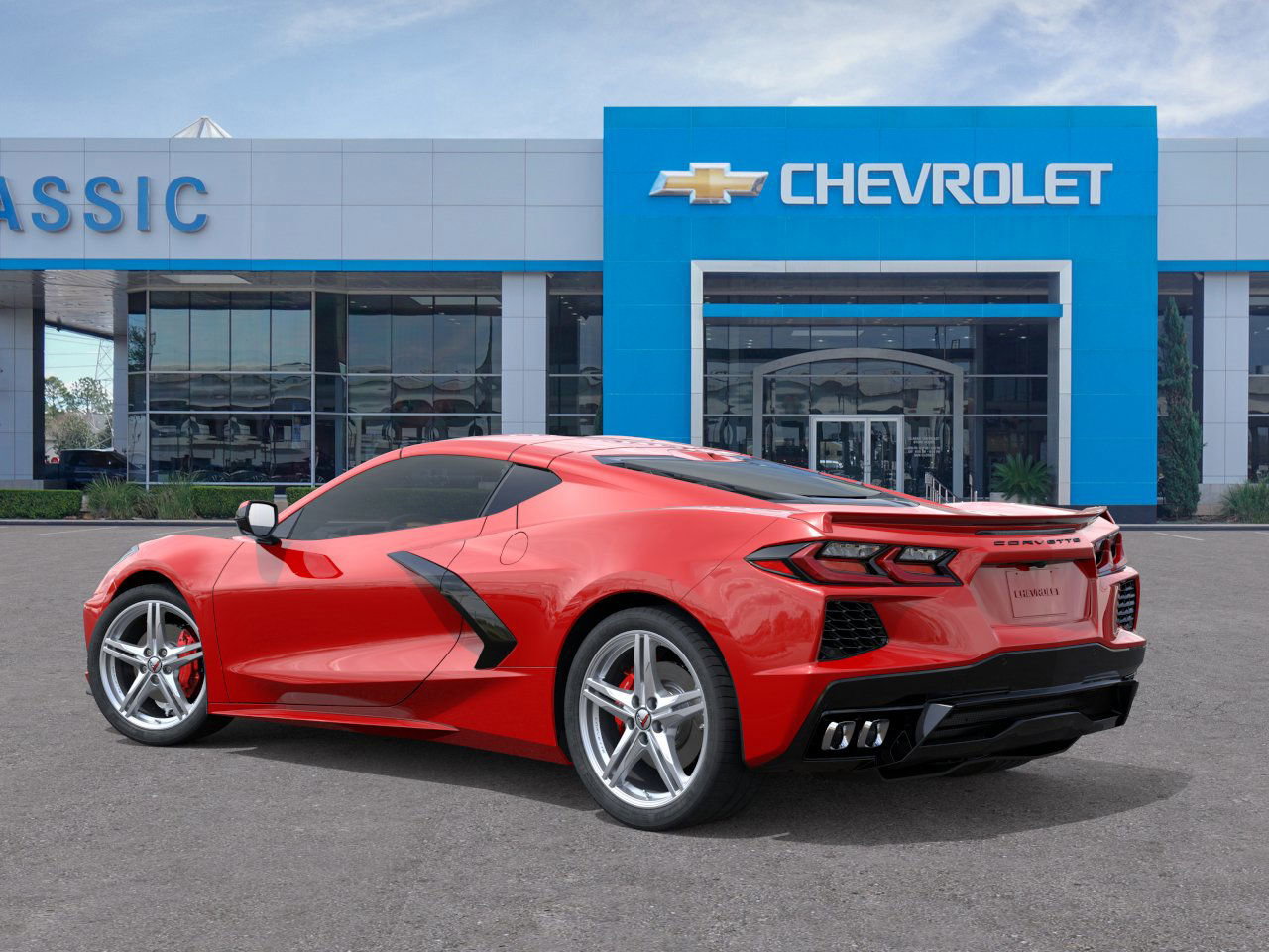 2026 Chevrolet Corvette Stingray 1LT Red at Classic Elite Chevrolet Hwy 6
