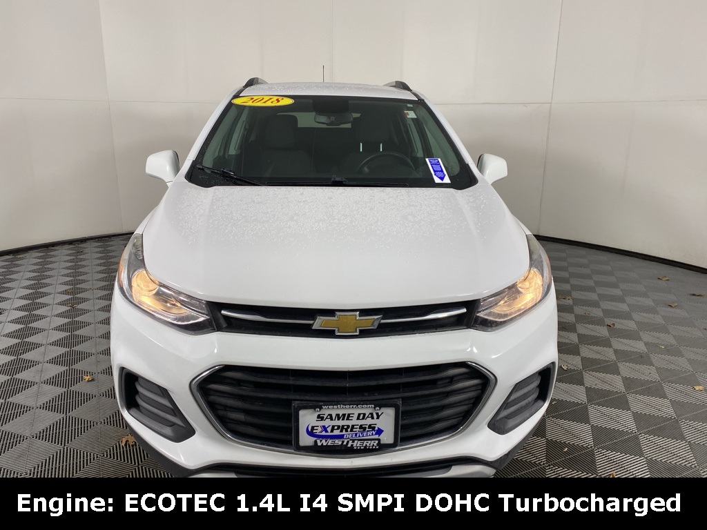 Used 2018 Chevrolet Trax LT with VIN 3GNCJLSBXJL341105 for sale in Lockport, NY
