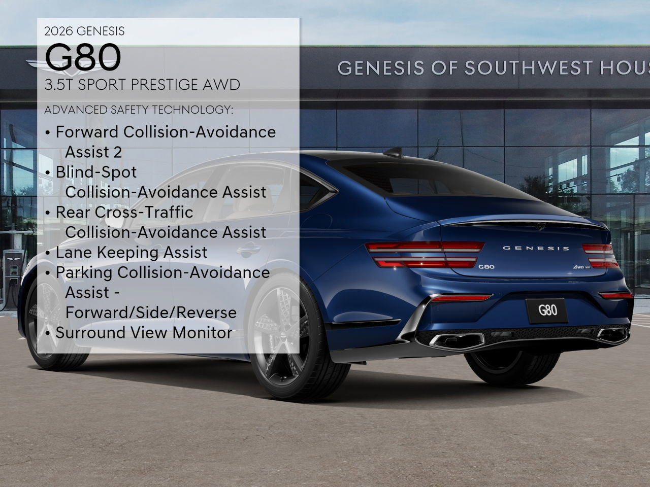 2026 Genesis G80 3.5T Sport Prestige AWD photo 7