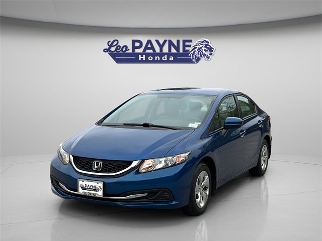 Used 2015 Honda Civic LX with VIN 19XFB2F55FE014785 for sale in Ellisville, MO
