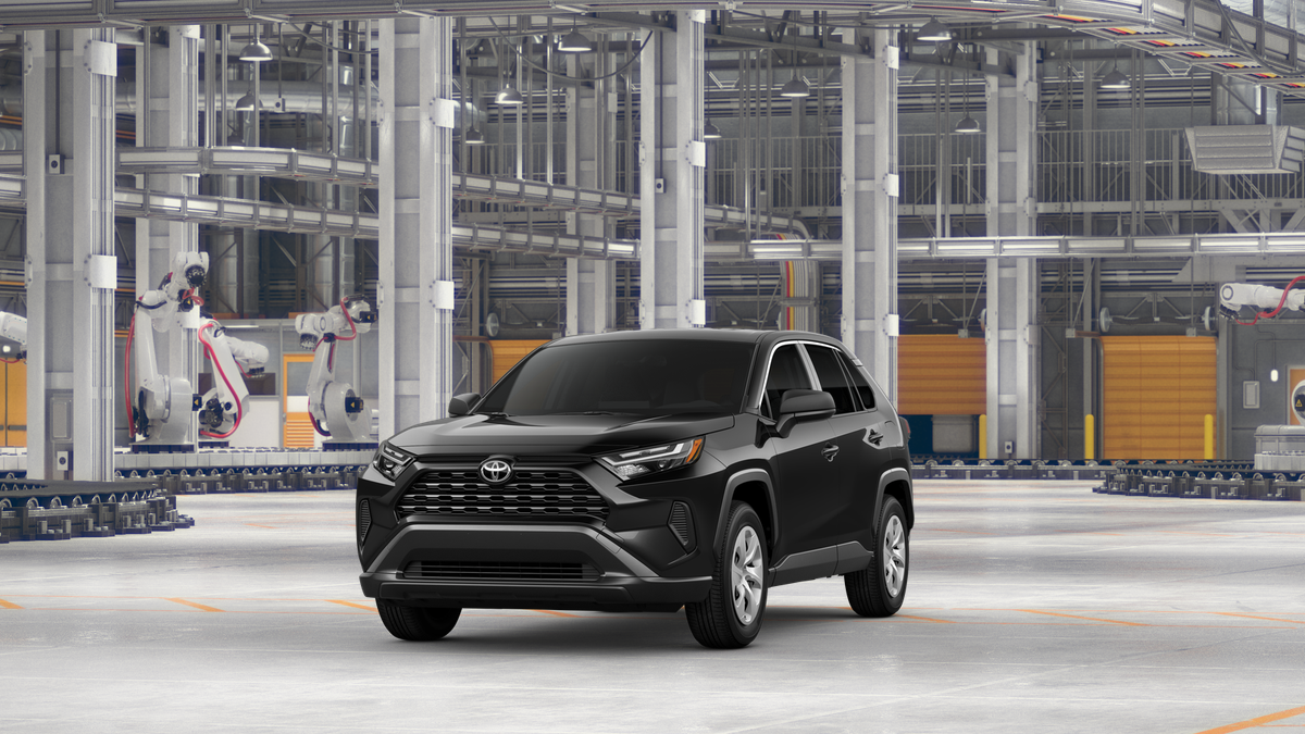 New 2025 Midnight Black Metallic Toyota LE image 1