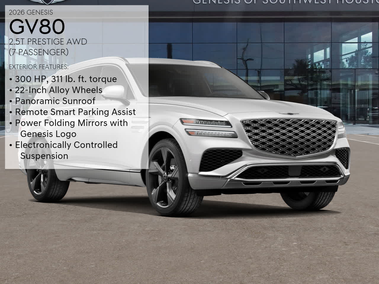 2026 Genesis GV80 2.5T Prestige AWD photo 3