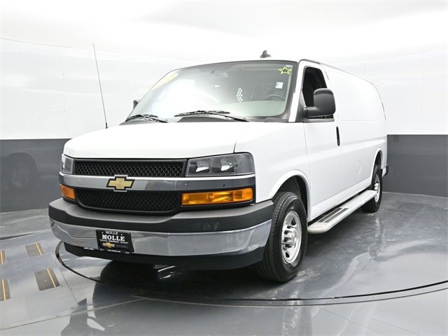 Used 2023 Chevrolet Express Cargo Work Van with VIN 1GCWGAFP9P1196685 for sale in Kansas City