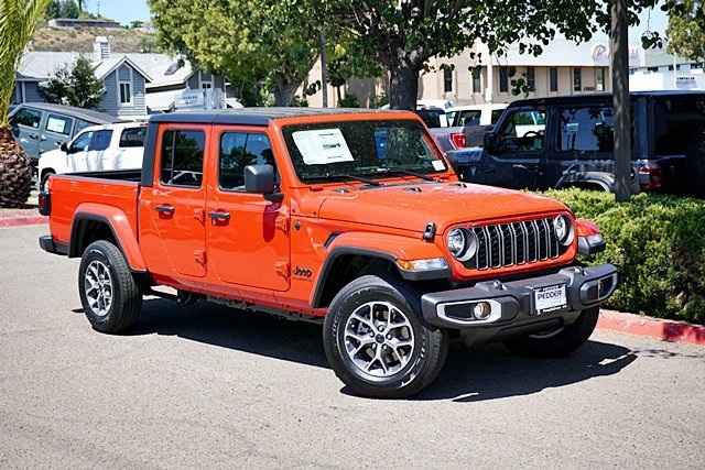 New 2025 Firecracker Red Clear-Coat Exterior Paint Jeep Sport S image 3