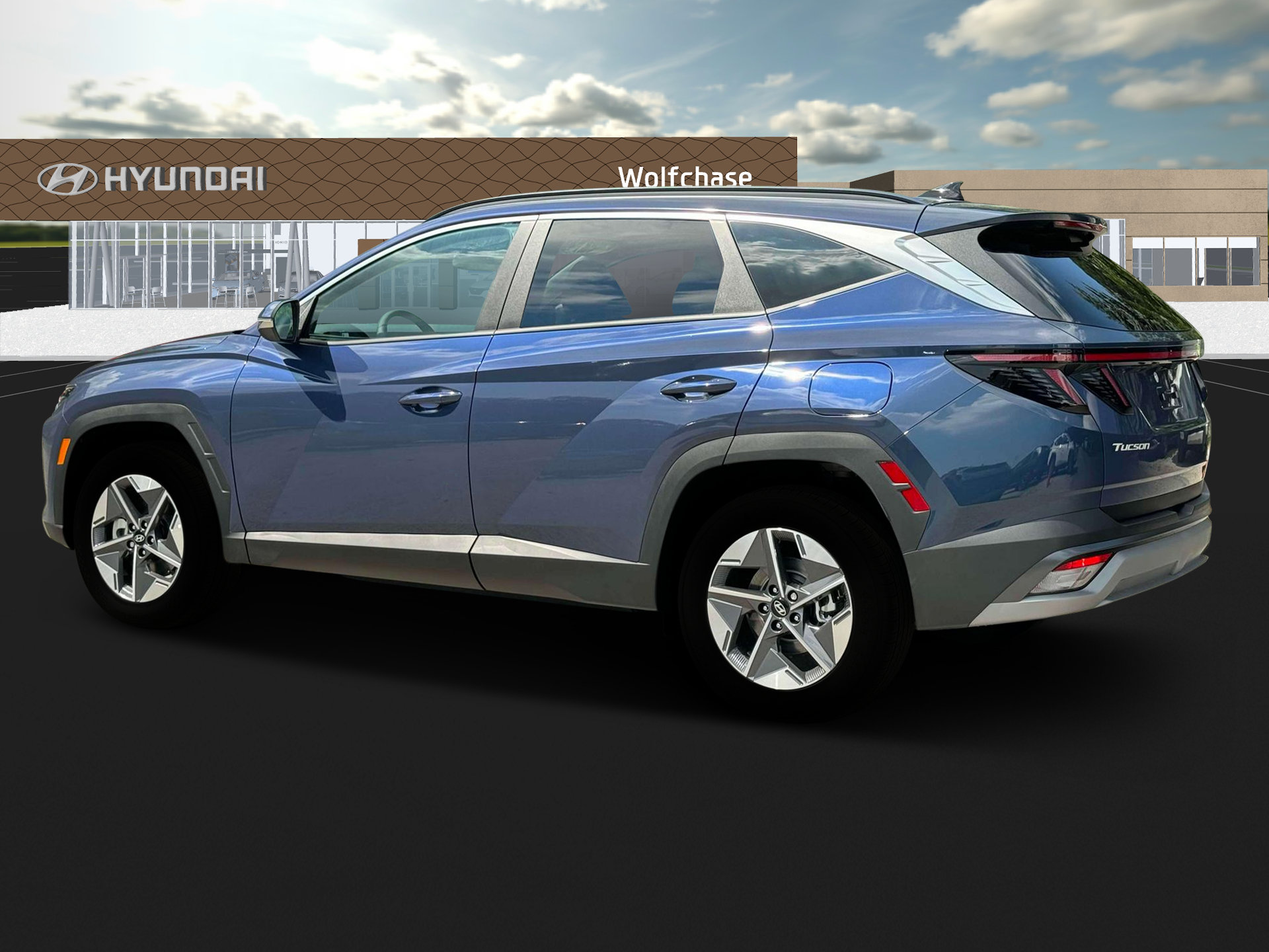 New 2025 Blue Hyundai SEL Convenience AWD image 4