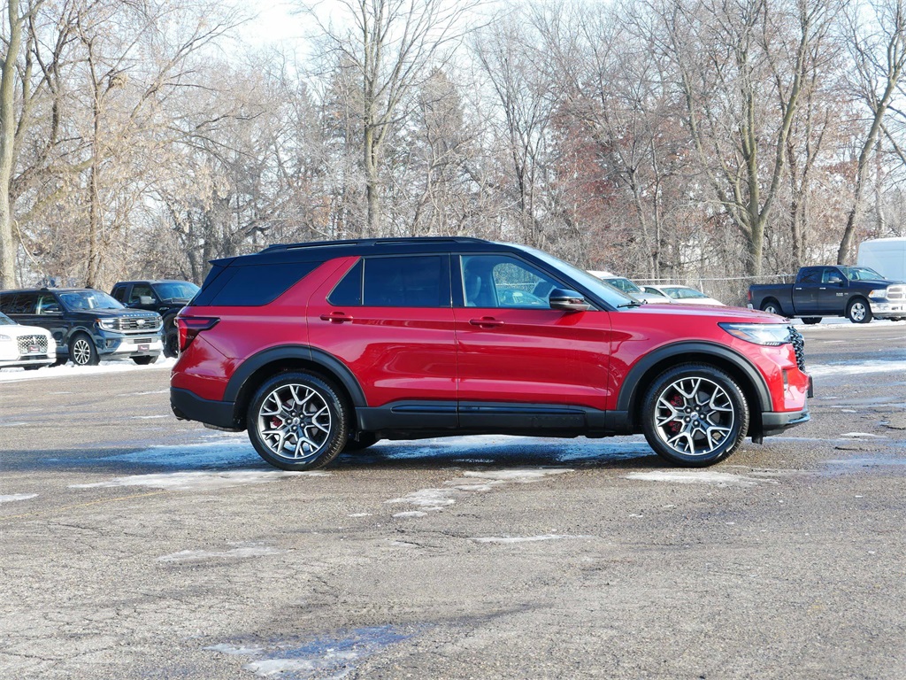 Certified 2025 Ford Explorer ST with VIN 1FMWK8GC1SGA82751 for sale in White Bear Lake, Minnesota