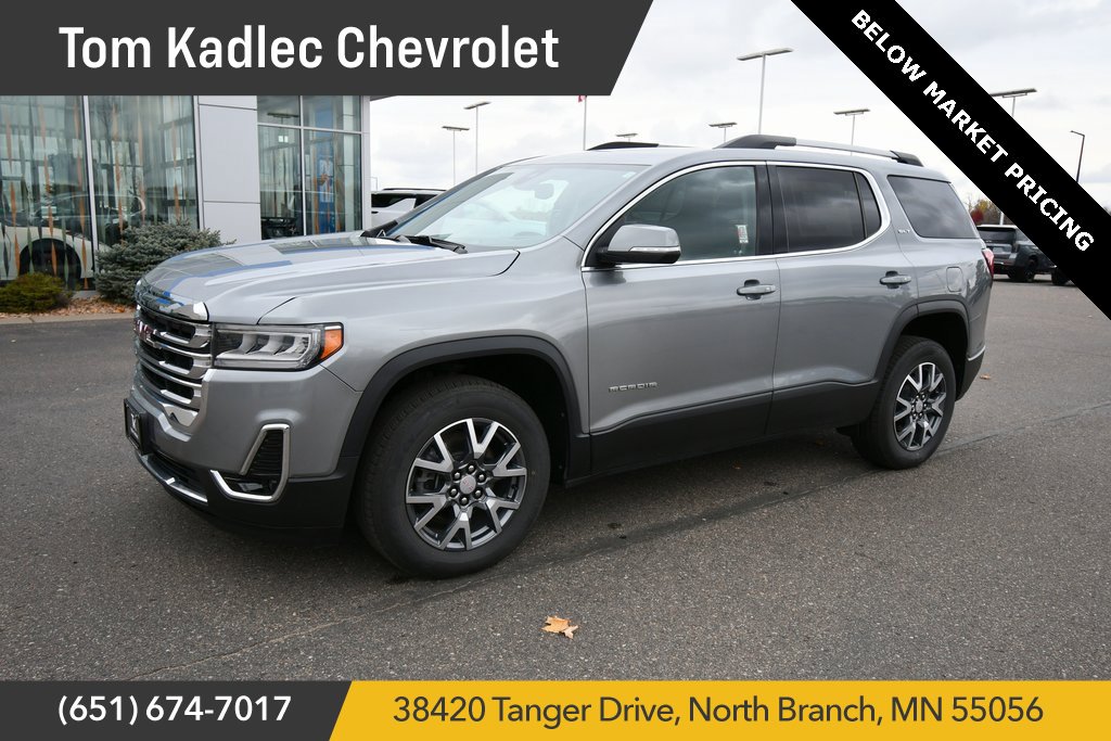 Certified 2023 GMC Acadia SLT with VIN 1GKKNULSXPZ234719 for sale in North Branch, Minnesota