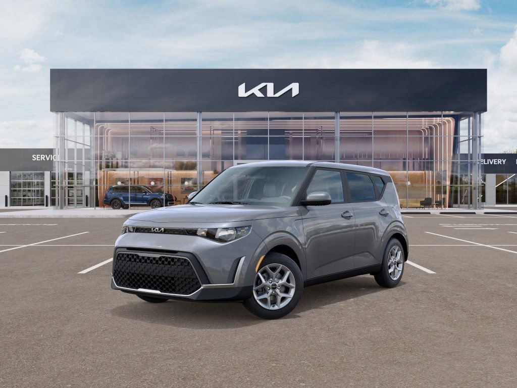 New 2025 Steel Gray Kia LX image 1
