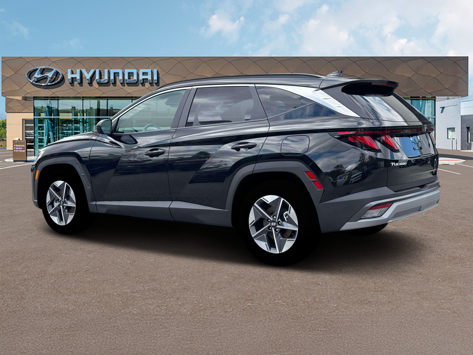 New 2025 Black Hyundai SEL FWD image 4