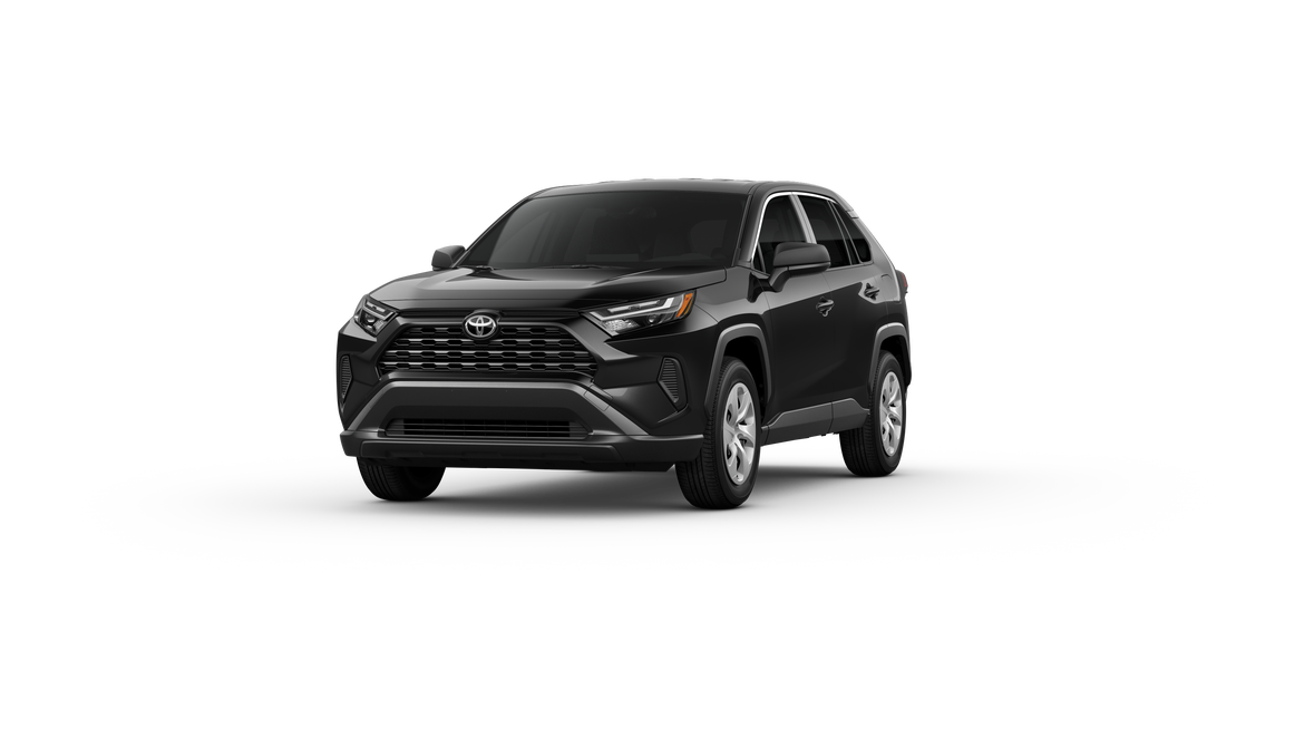 New 2025 Midnight Black Metallic Toyota LE image 1