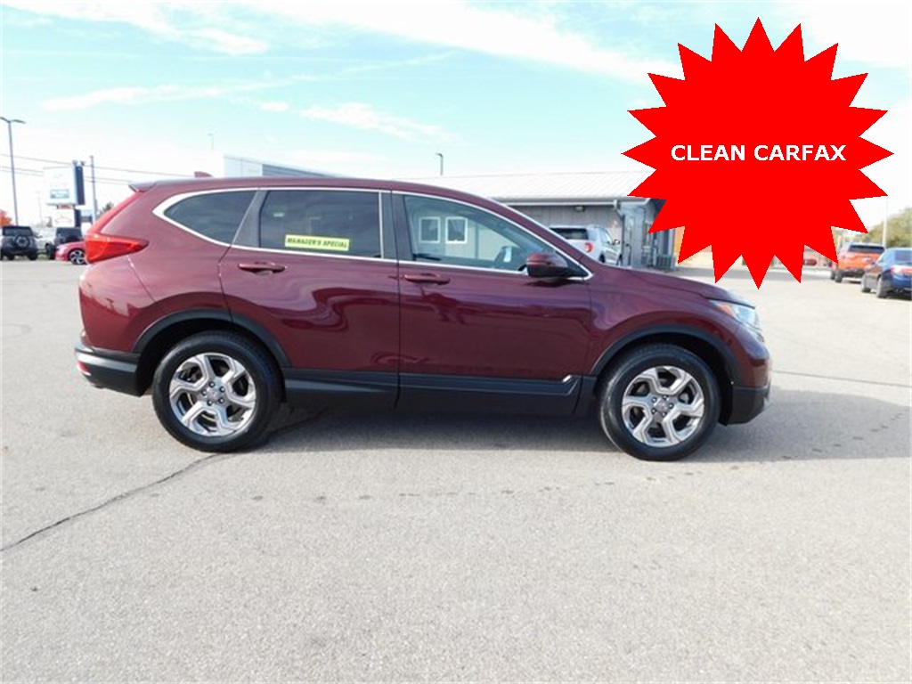 Used 2018 Honda CR-V EX-L with VIN 7FARW2H82JE040938 for sale in Richmond, IN