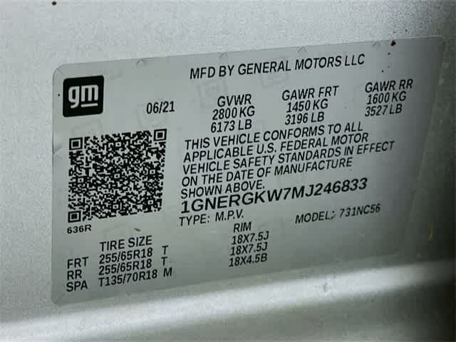 2021 Chevrolet Traverse Cloth photo 33