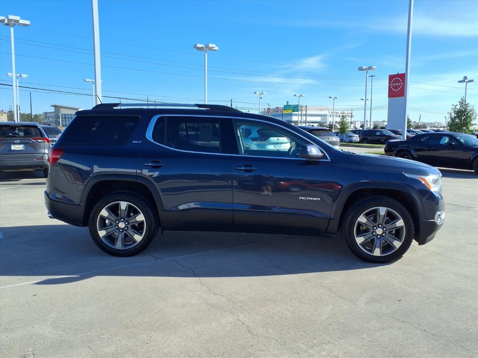 2018 GMC Acadia SLT Blue at Ron Craft Chevrolet Cadillac