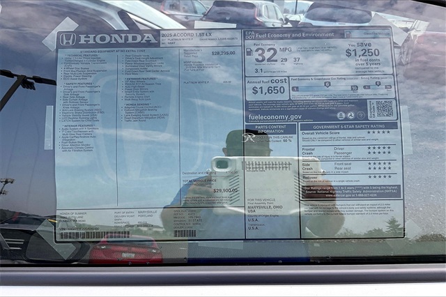 2025 Honda Accord LX photo 5