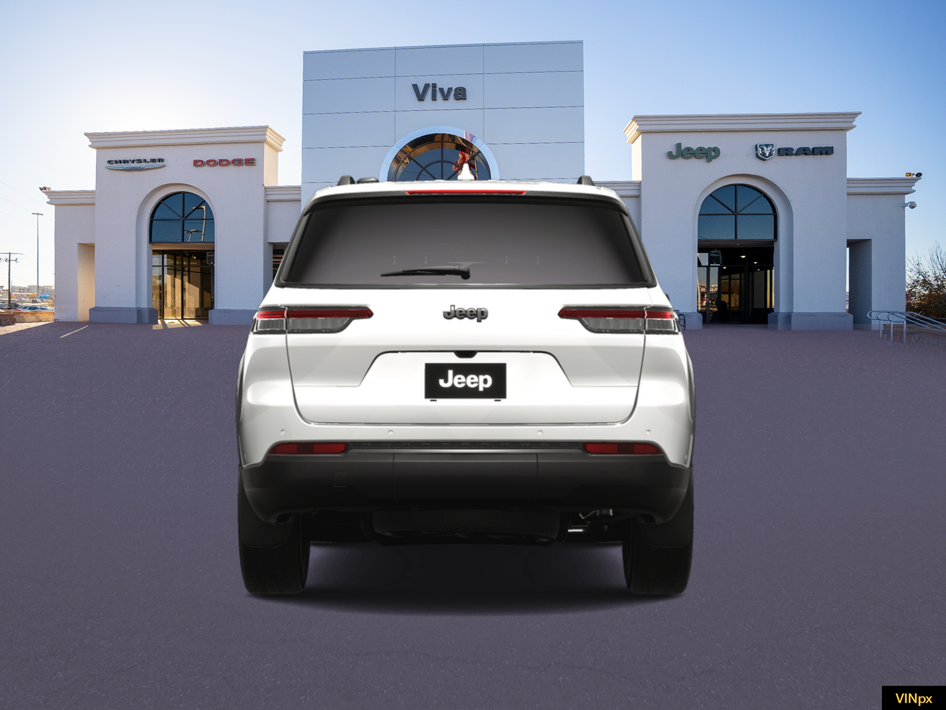 New 2025 Bright White Clear-Coat Exterior Paint Jeep Altitude X image 6