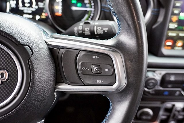 Used 2021 Black Jeep Unlimited Rubicon 4xe image 37