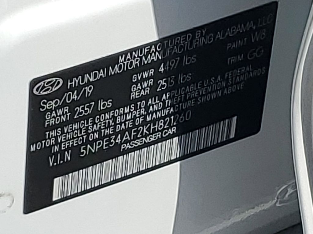 2019 Hyundai Sonata Limited photo 43