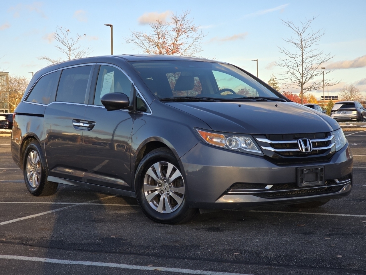 Used 2014 Honda Odyssey EX-L with VIN 5FNRL5H68EB070374 for sale in Dublin, OH