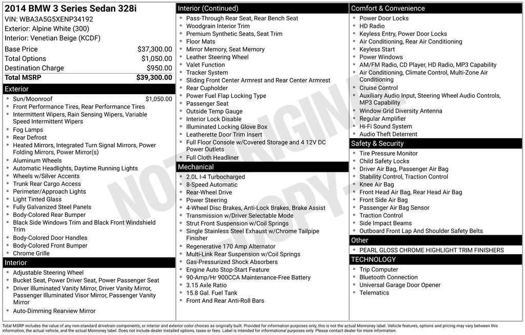 2014 BMW 3 Series 328i's photo