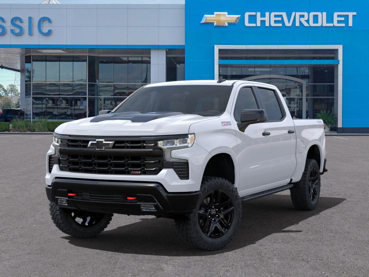 2025 Chevrolet Silverado 1500 LT Trail Boss White at Classic Elite Chevrolet Hwy 6