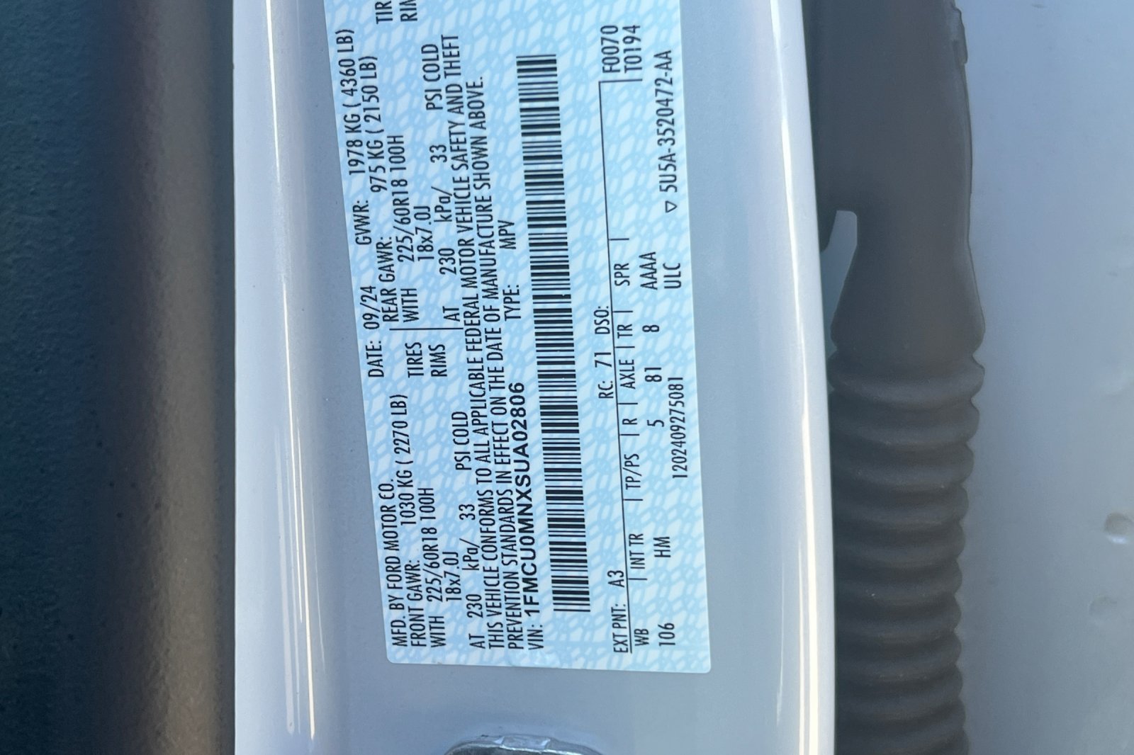 2025 Ford Escape ST-Line photo 32