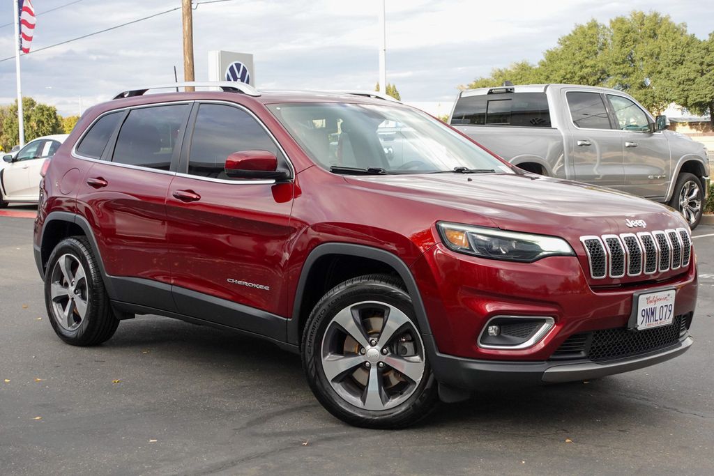 Used 2019 Jeep Cherokee Limited with VIN 1C4PJMDX3KD372762 for sale in Elk Grove, CA
