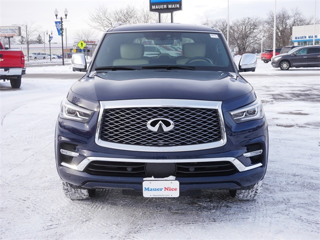 Used 2023 INFINITI QX80 Sensory 4WD with VIN JN8AZ2BE5P9301887 for sale in Anoka, Minnesota