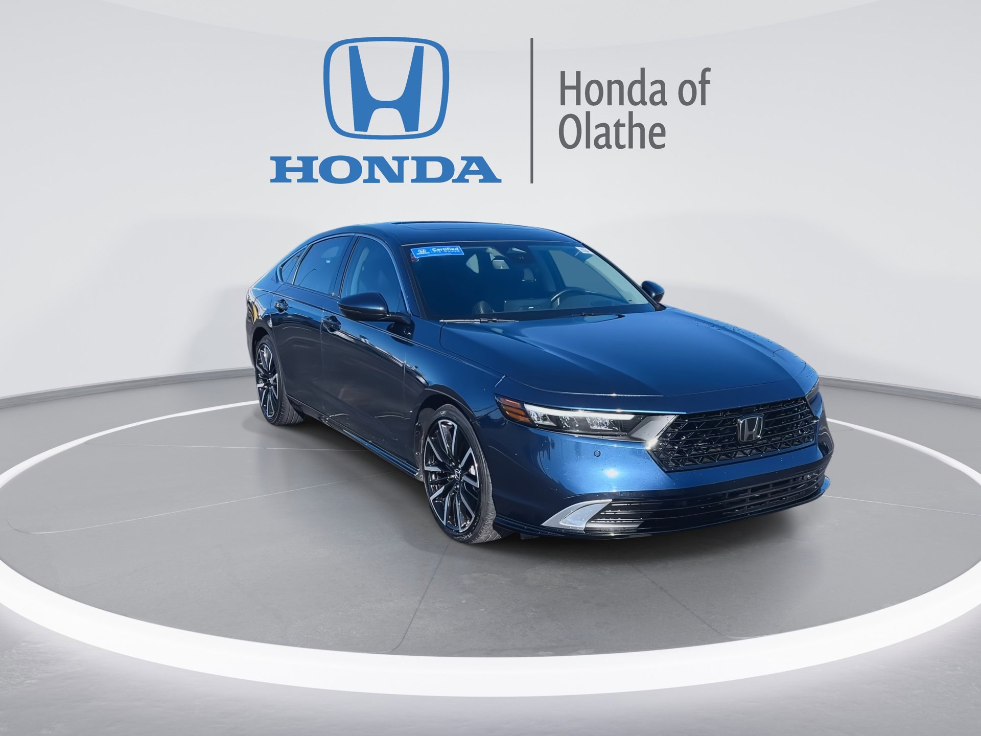 Certified 2024 Honda Accord Hybrid Touring with VIN 1HGCY2F81RA056018 for sale in Kansas City