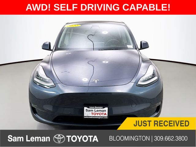 Used 2022 Tesla Model Y Long Range with VIN 7SAYGDEE6NF386106 for sale in Bloomington, IL
