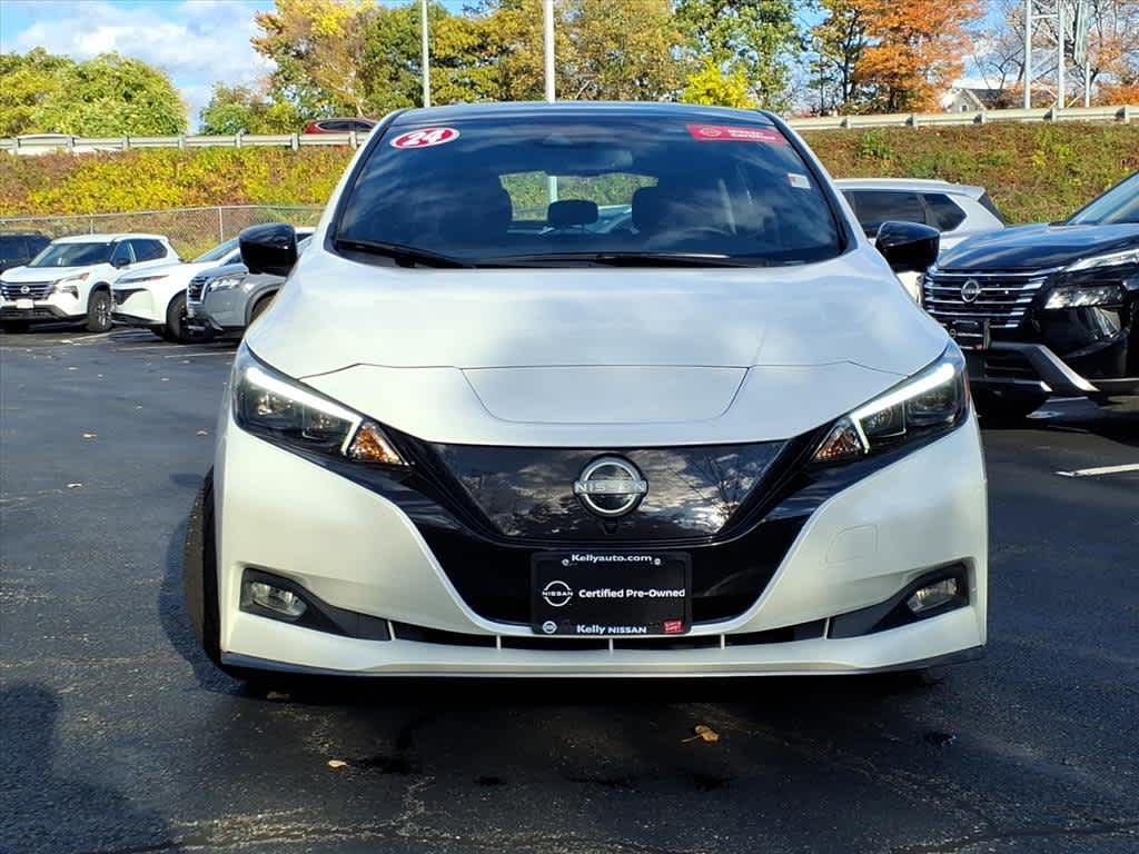 Certified 2024 Nissan LEAF SV PLUS with VIN 1N4CZ1CV3RC550231 for sale in Woburn, MA