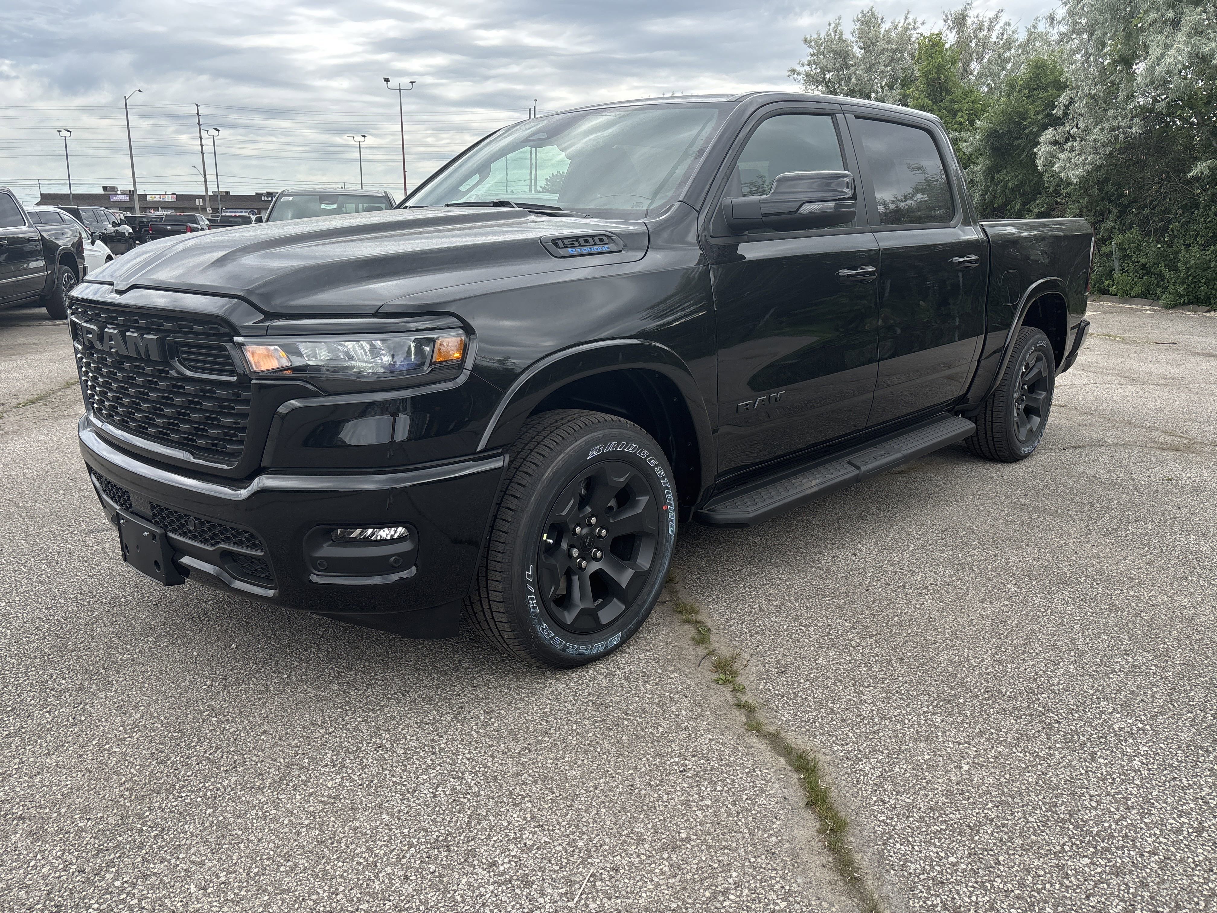 New 2025 Diamond Black Crystal Pearlcoat Ram Big Horn image 1