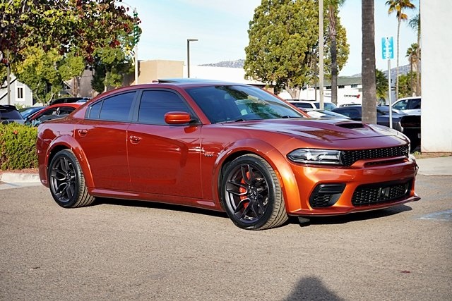Used 2021 Orange Dodge R/T Scat Pack Widebody image 5